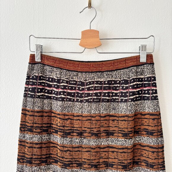 Peruvian Connection Casablanca Pima Jacquard Knit Column Skirt - Picture 5 of 8